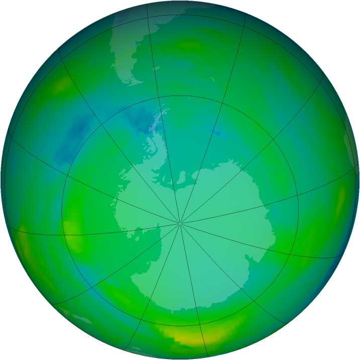 Ozone Map 1983-08-07